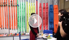  2017年科隆展會，德國***電視臺采訪辰力集團展位